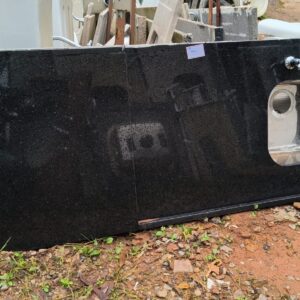 PIA DE COZINHA PRETA SÃO GABRIEL COM ÁREA SECA